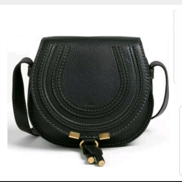Chloe Handbags - Chloe Mini Marcie Black Crossbody Bag